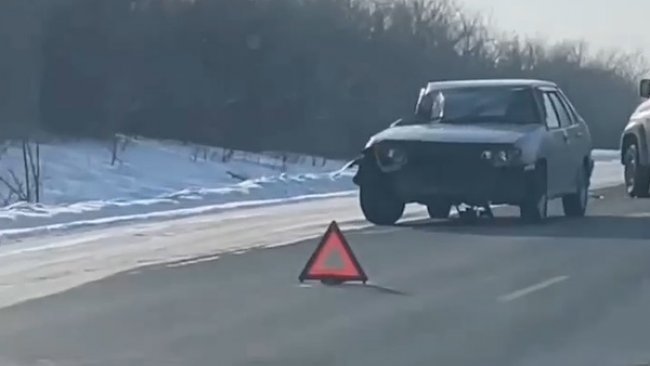 In the Grachevsky district there was an accident - a head-on collision between t